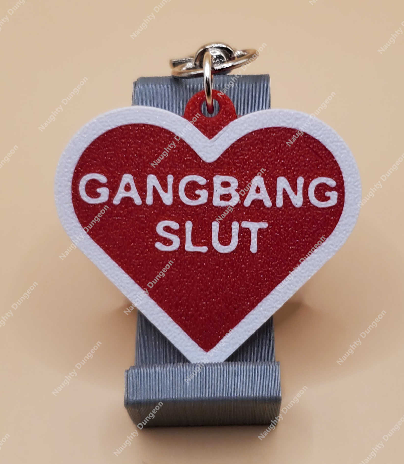 Gangbang Slut Keychain or Pendant