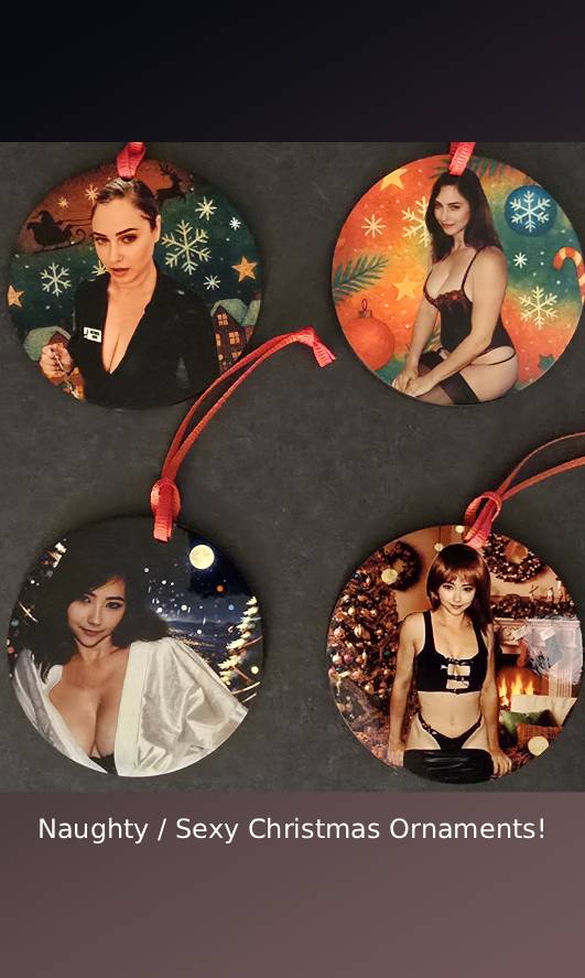 Naughty Christmas Ornaments